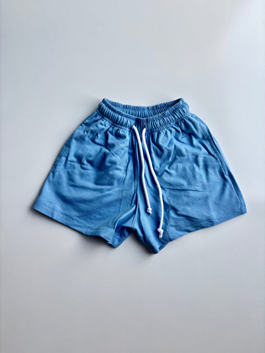 long shorts - ocean blue