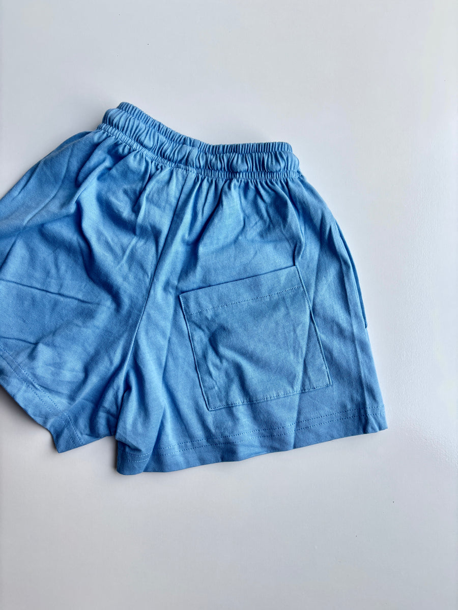 long shorts - ocean blue